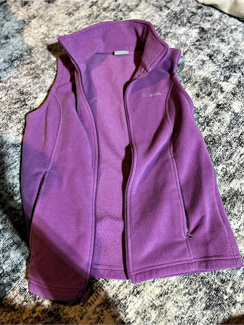 Columbia Benton Springs Vest Purple
